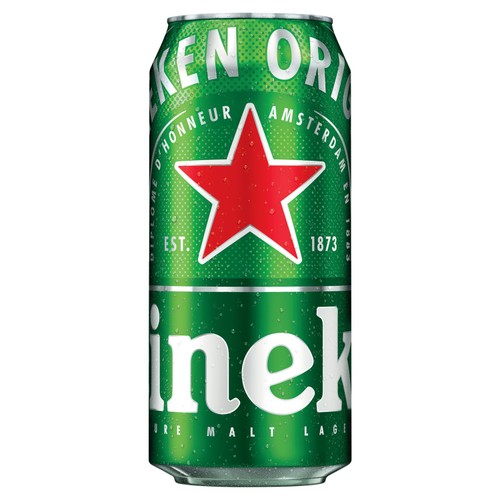 Heineken Lager Beer Cans
