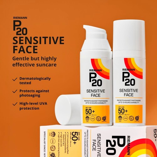 P20 Sensitive Face SPF 50+ Sun Cream