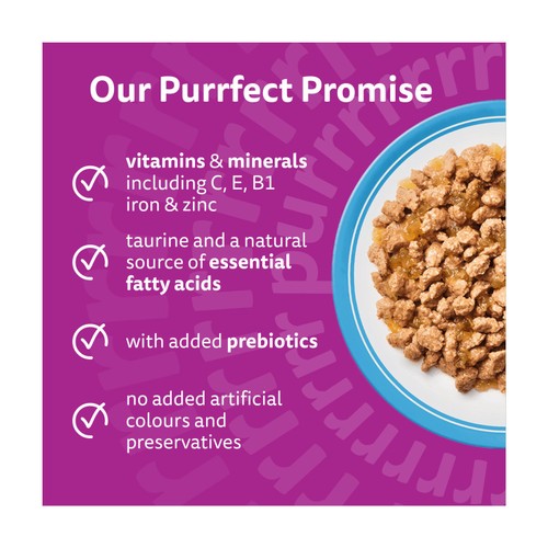 Whiskas 11+ Senior Wet Cat Food Fish Favourites in Jelly