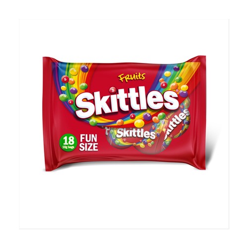 Skittles Vegan Chewy Sweets Fruit Flavoured Funsize Bags