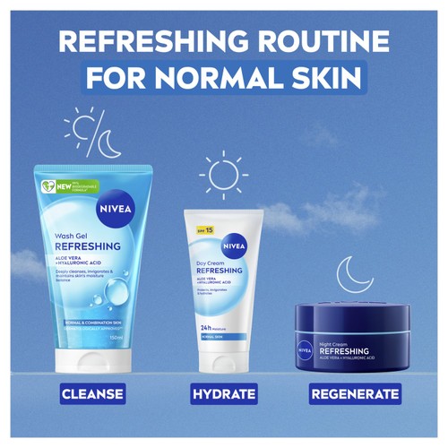 NIVEA Day Cream Face Moisturiser for Normal Skin SPF15