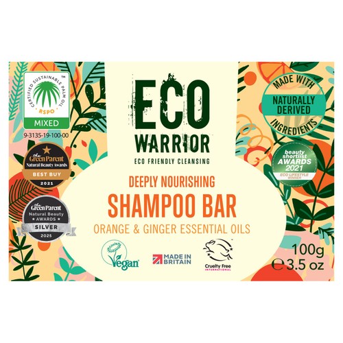 Eco Warrior Shampoo Bar, 100g