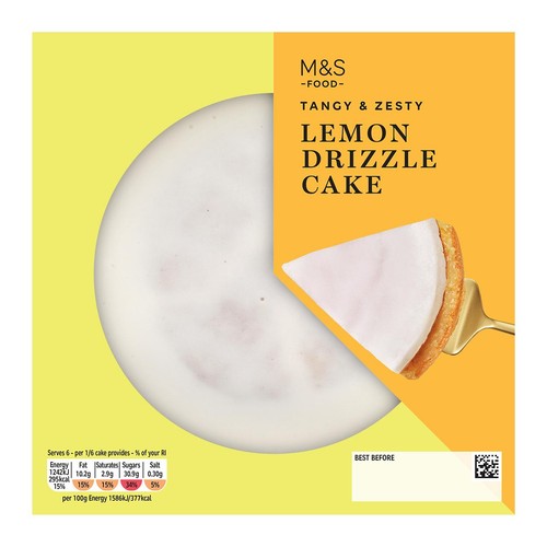 M&S Lemon Drizzle Cake