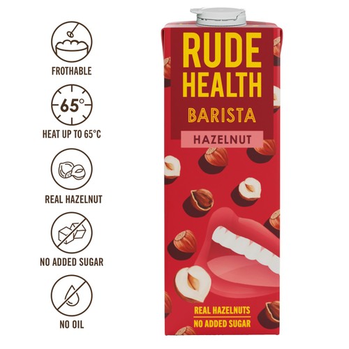 Rude Health Hazelnut Barista Drink