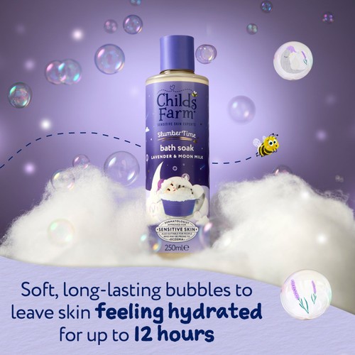Childs Farm SlumberTime Bath Soak, Lavender & Moon Milk