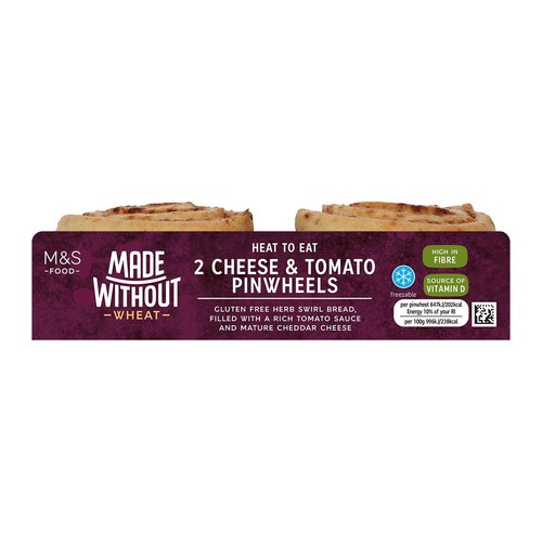 M&S Made Without 2 Cheese & Tomato Pinwheels