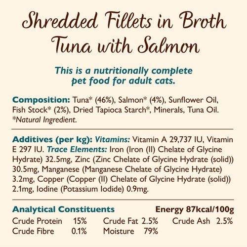 Lily's Kitchen Cat Shredded Fillets in Broth Multipack