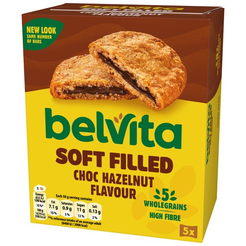 Belvita Choco Hazelnut Soft Bakes Breakfast Biscuits