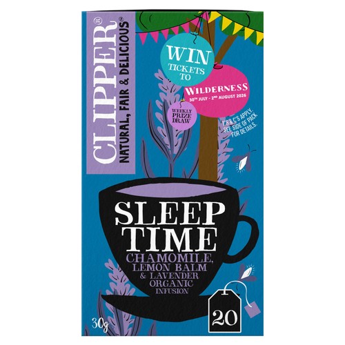 Sleep Time Organic Chamomile Lemon Balm & Lavender Tea Bags
