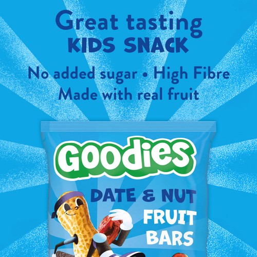 Goodies Kids Snack Date & Nuts Fruit Bars Multipack