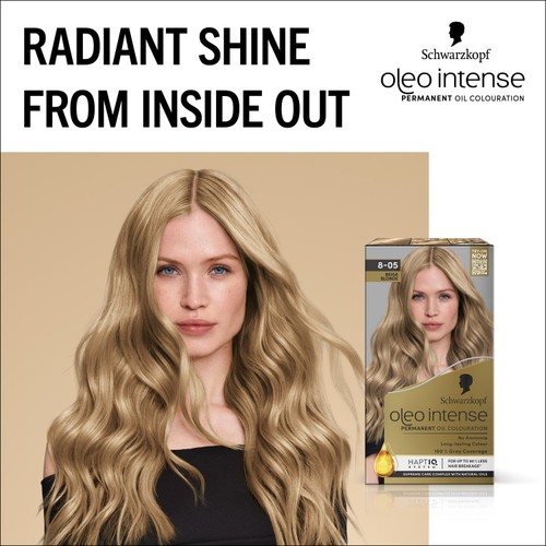Schwarzkopf Oleo Intense Permanent Hair Colour Beige Blonde 8-05