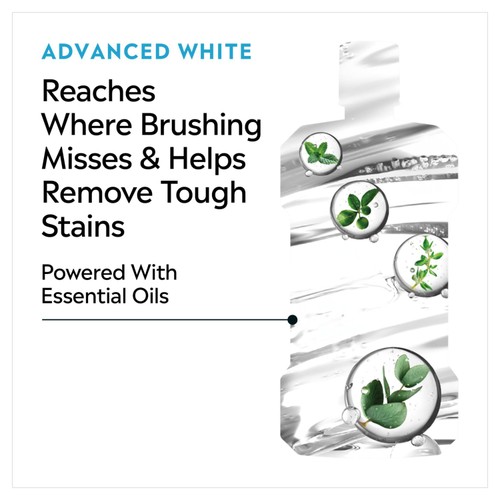 Listerine Advanced White Milder Taste Alcohol Free Mouthwash