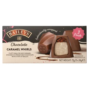 Baileys Milk Chocolate Caramel Whirls