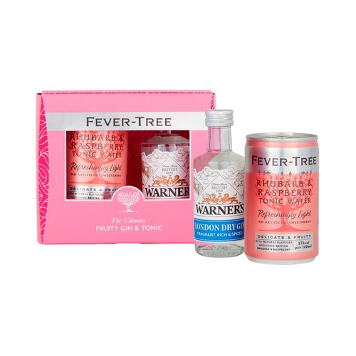 Fever-Tree The Ultimate Fruity G&T Gift Set with Warner's Gin