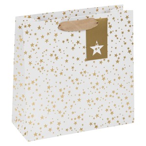 Gold Star Medium Gift Bag