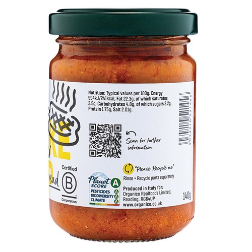 Realfoods Organic Roasted Pepper Spread