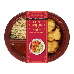 Crispy Sweet and Sour Chicken with Egg Fried Rice Mini Meal