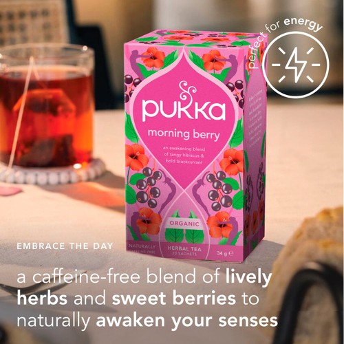 Pukka Teas Organic Morning Berry 20 tea bags