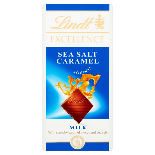 Lindt Excellence Caramel & Sea Salt Milk Chocolate Bar