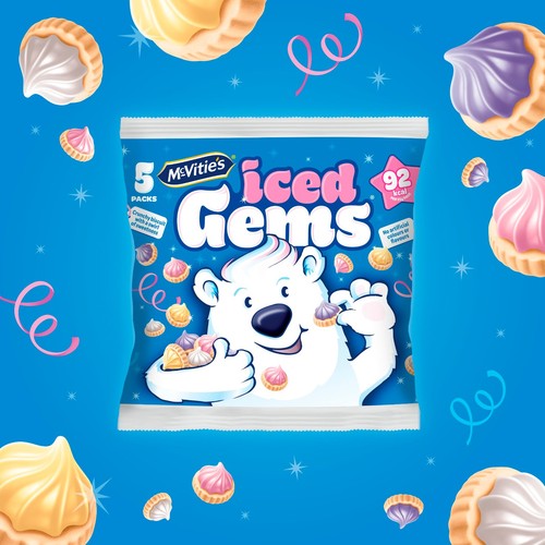 McVitie's Iced Gems Biscuits Multipack