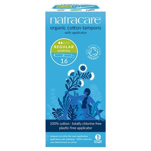 Natracare Organic Applicator Regular Tampons, image 1