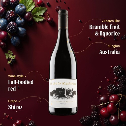 16 Little Black Pigs Shiraz 