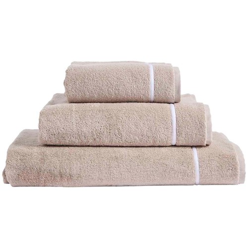 M&S X Kelly Hoppen, Baretta Stitch Towel, Bath Towel, Taupe