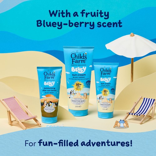 Childs Farm Bluey SPF50+ Sun Cream 