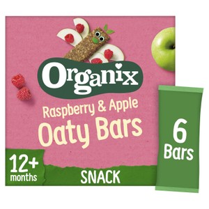 Organix Raspberry & Apple Soft Oaty Bars 6x23g