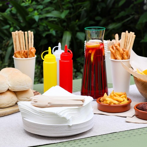 Table Kind Eco Bulk Pack 100 White Paper Napkins 33cm