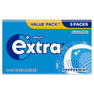 Extra Ice Peppermint Sugarfree Chewing Gum Multipack