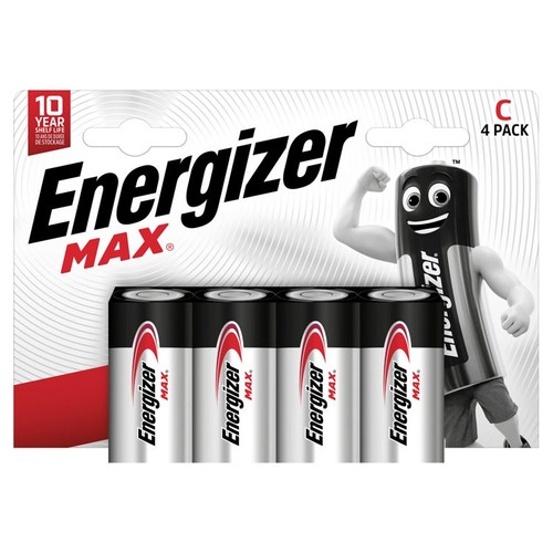 Energizer Max C Batteries, Alkaline