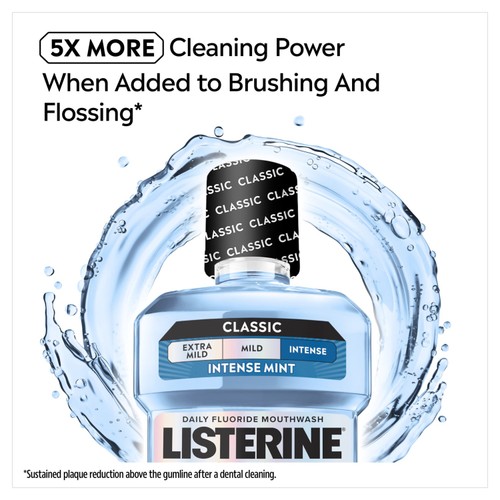 Listerine Total Care Stay White Intense Mint Classic Mouthwash