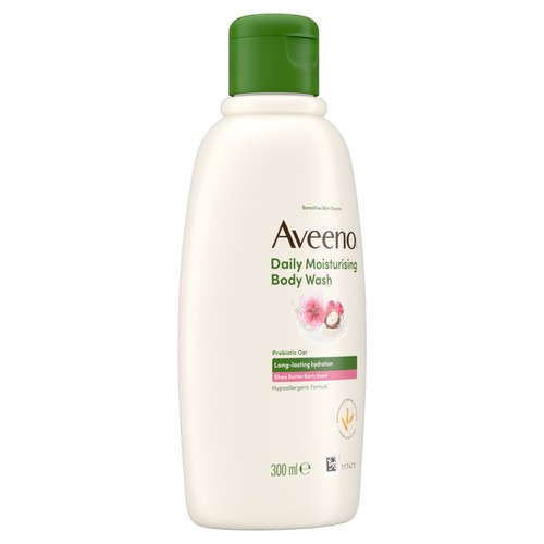 Aveeno Daily Moisturising Body Wash with Shea Butter and Berry Scent