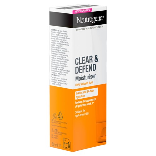 Neutrogena Clear & Defend Oil Free Moisturiser