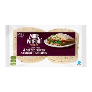 M&S Made Without 4 Seeded Sliced Sandwich Squares