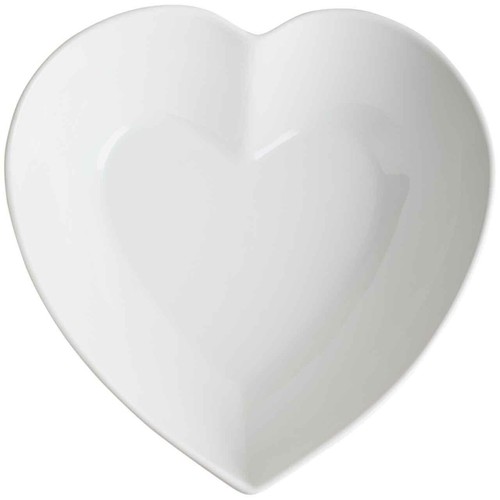 M&S Maxim Large Heart Serving Bowl, White