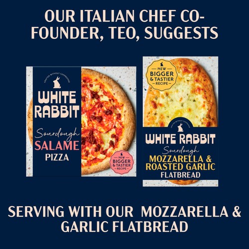 White Rabbit Gluten Free Sourdough Salame Pizza
