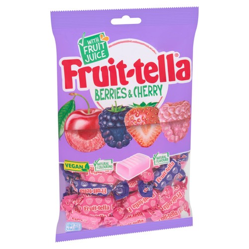 Fruittella Berry & Cherry Sweets Sharing Bag Bulk