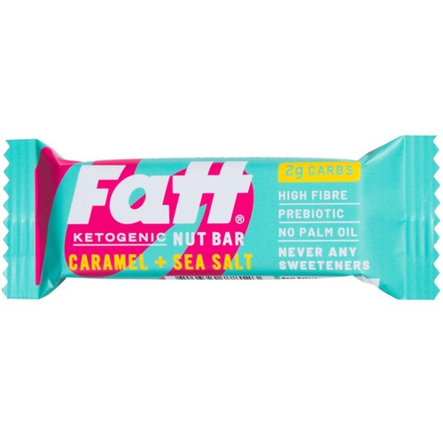 Fatt Caramel + Sea Salt High Fibre Keto Bar