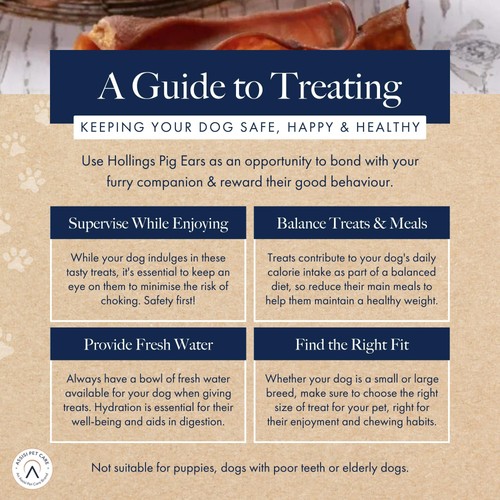 Hollings Pigs Ears Dog Treats