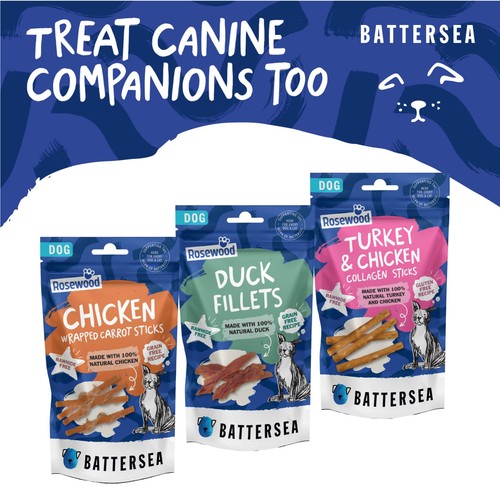 Battersea Anti-Hairball Chicken Cushions