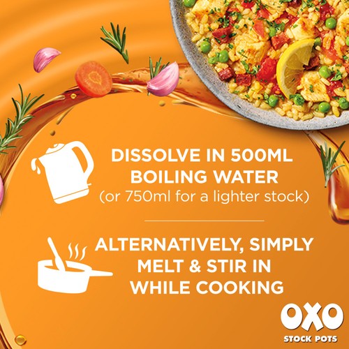Oxo 4 Reduced Salt Chicken Stock Pots