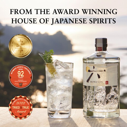 Roku Suntory Japanese Craft Gin - Ocado