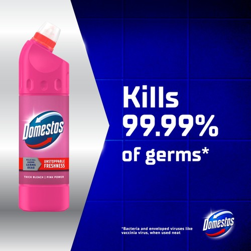 Domestos Thick Bleach Pink Power 