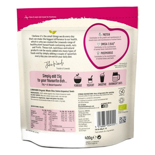 Linwoods Organic Whole Chia Seed
