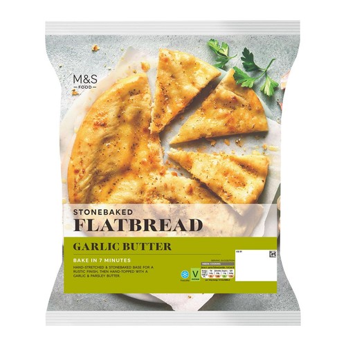 M&S Garlic Butter Flatbread