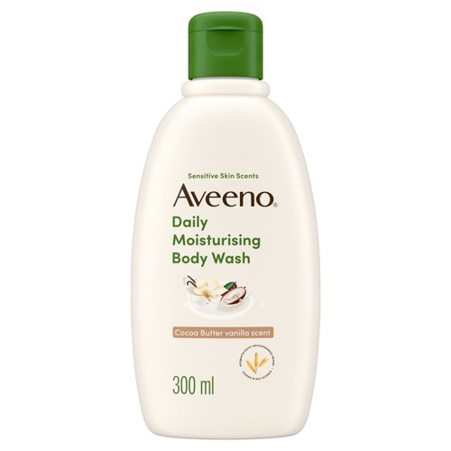 Aveeno Daily Moisturising Body Wash with Cocoa Butter and Vanilla Scent