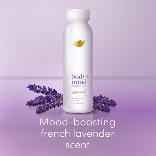 Dove Body + Mind French Lavendar & Oat Milk Body Wash