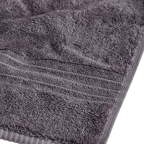 M&S Egyptian Cotton 650GSM, 2 Pack Face Towels, Charcoal
